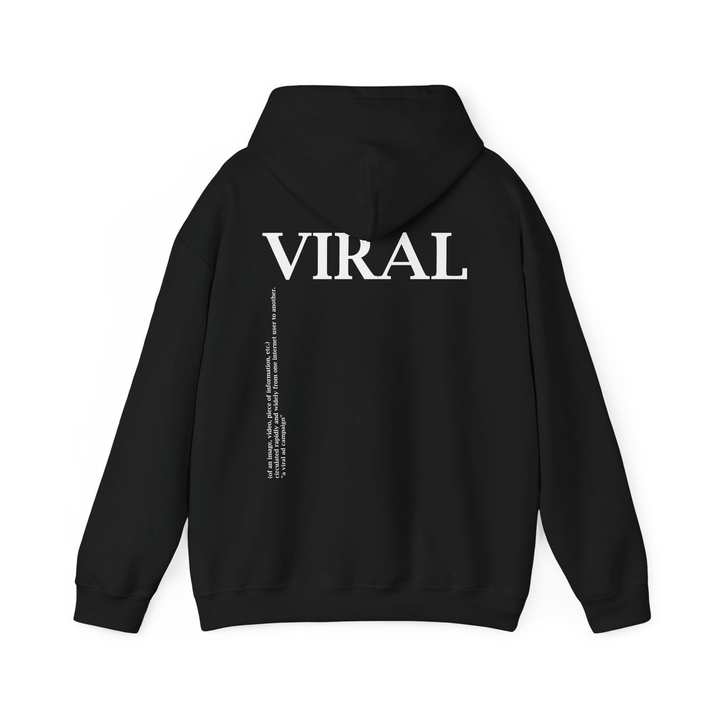 White Logo Viral Theory Definition Unisex Heavy Blend Hoodie